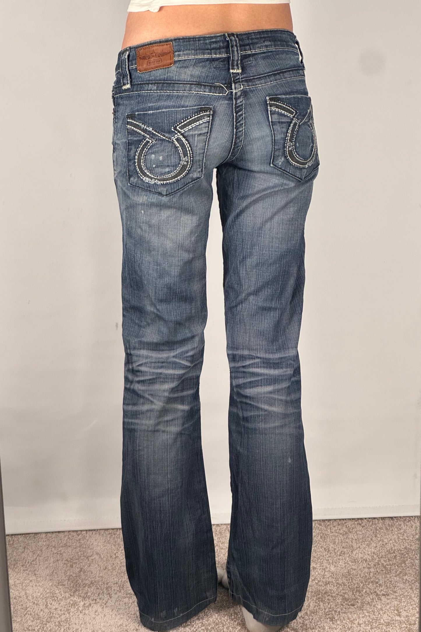 Lågmidjade jeans stl: XS