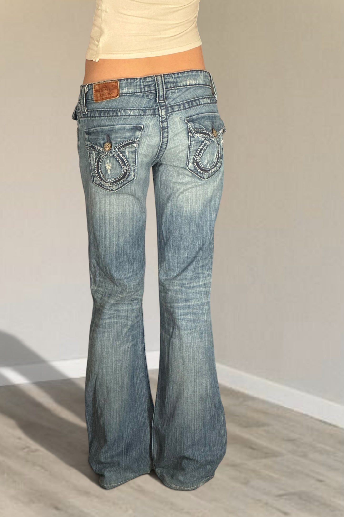 Lågmidjade jeans stl: S