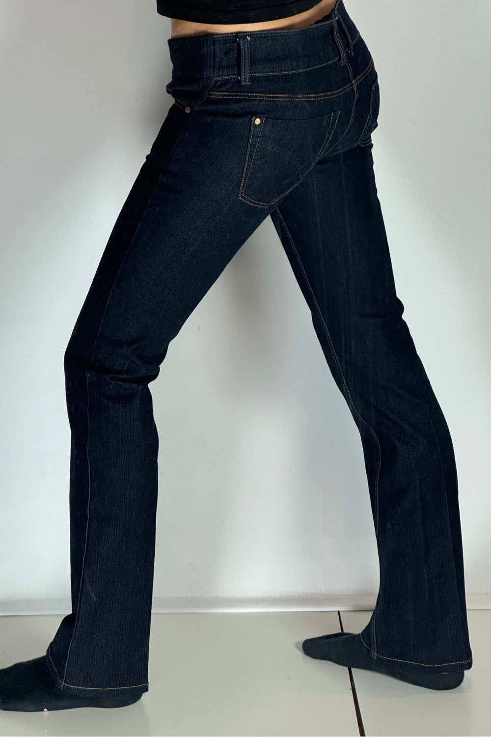 Lågmidjade jeans stl: S