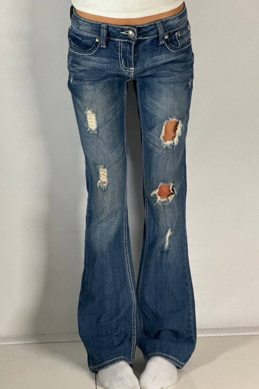 Lågmidjade jeans stl: S