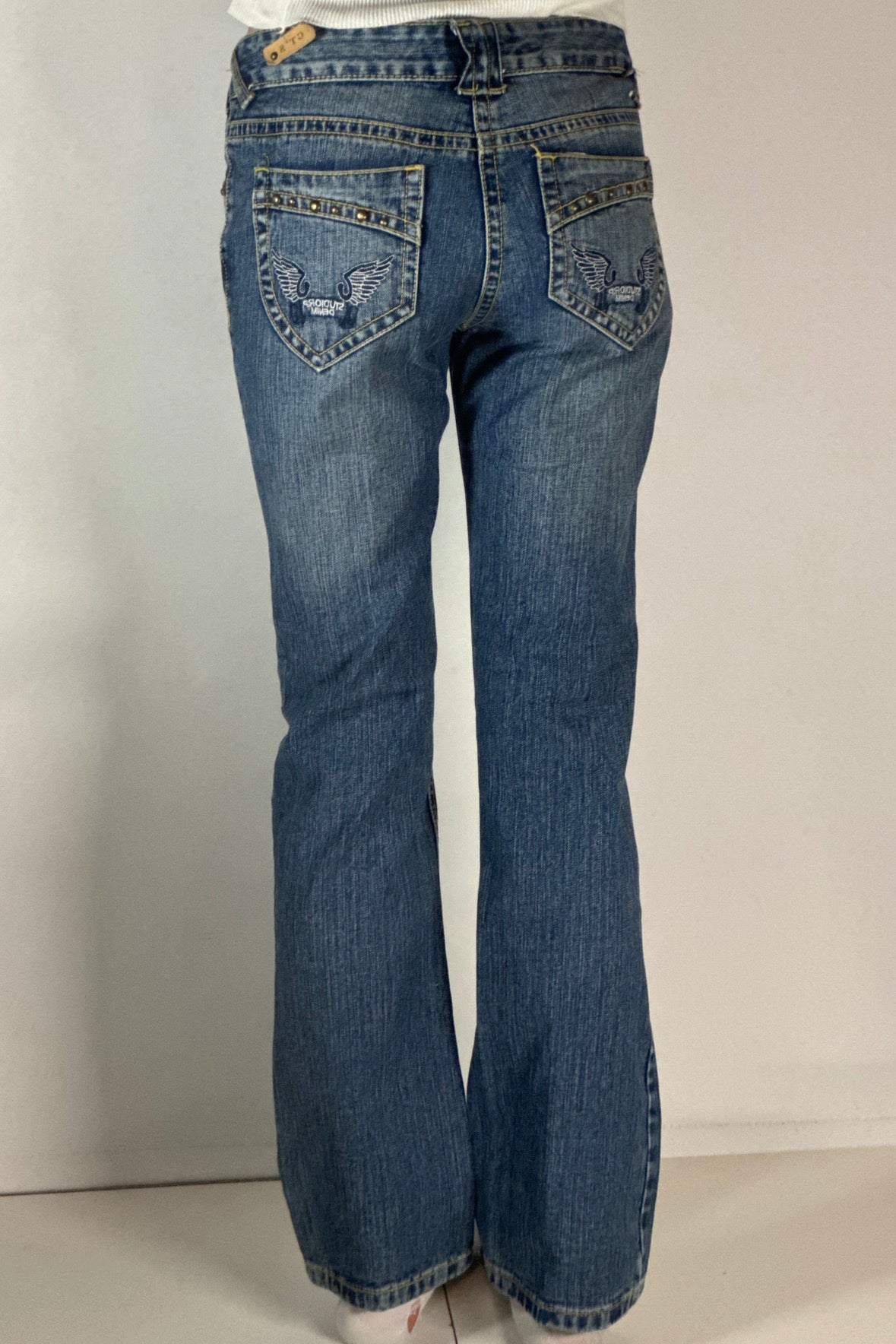 Lågmidjade jeans stl: XS
