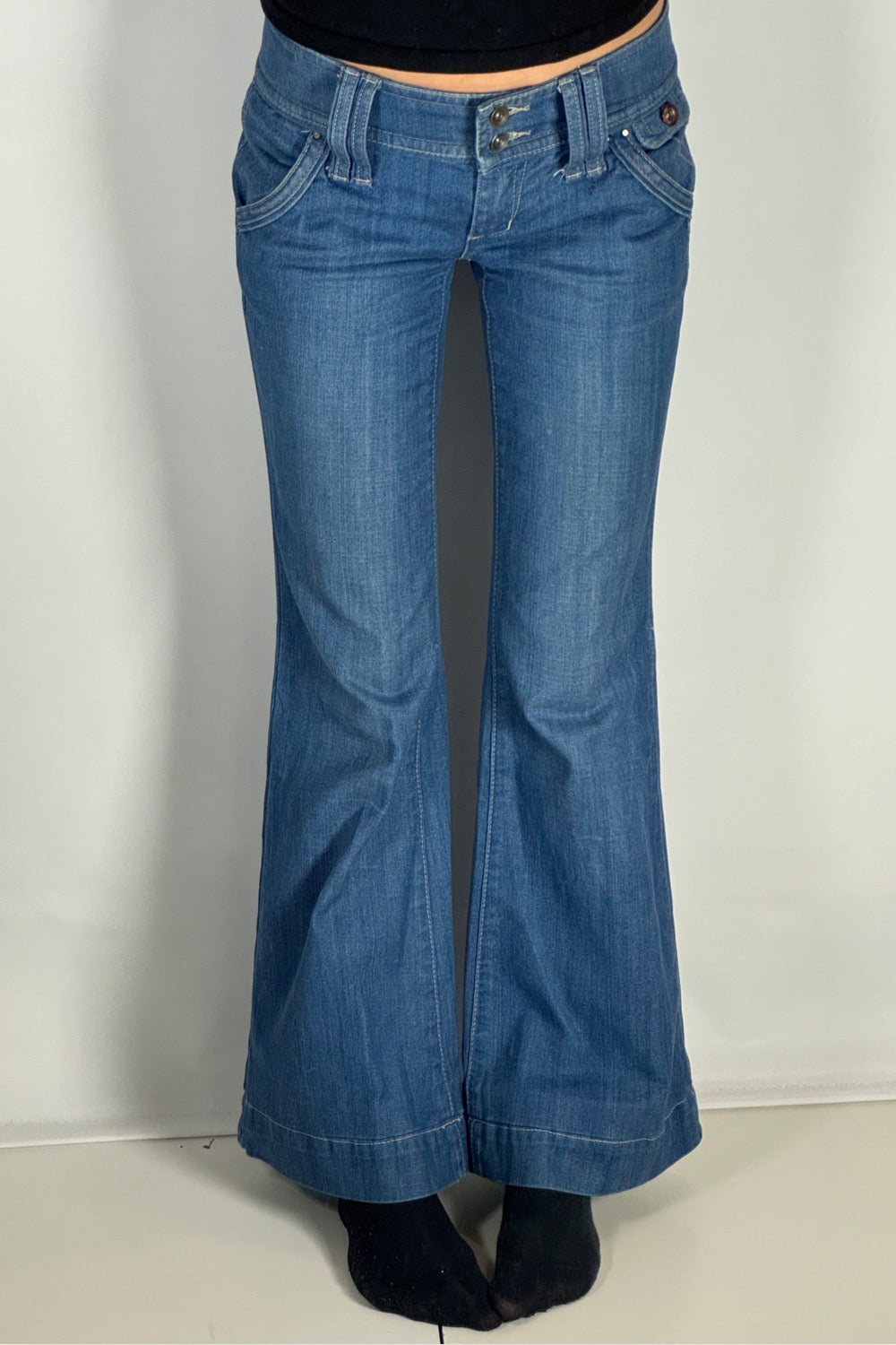 Lågmidjade jeans stl: S