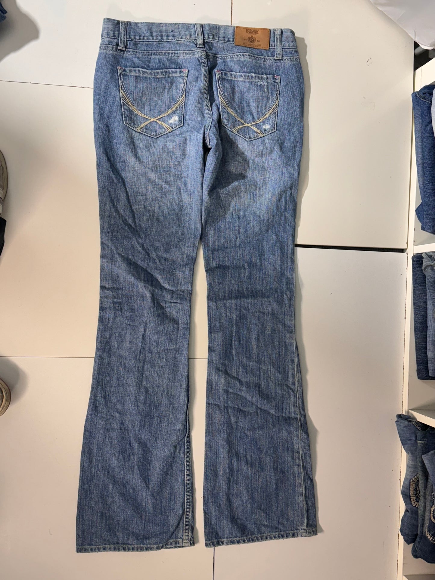 Lavtaljede jeans str: S/M