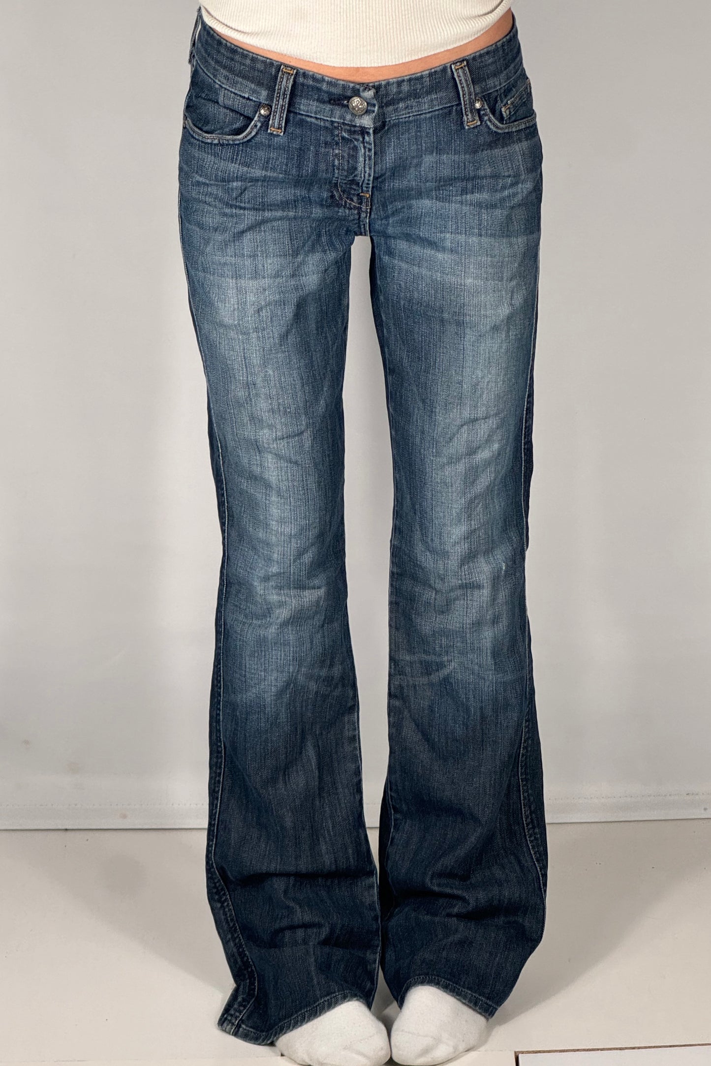 Lågmidjade jeans stl: M