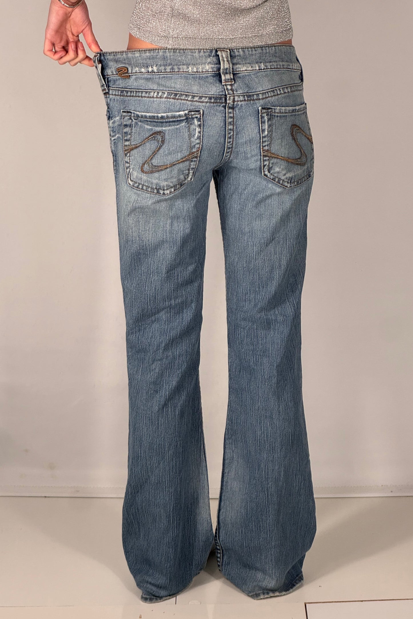 Lågmidjade jeans stl: M