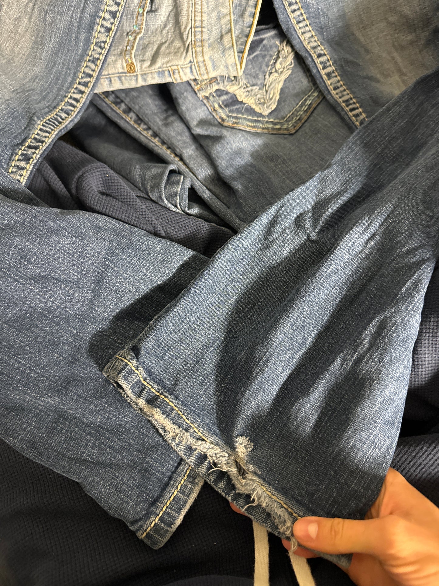 Lågmidjade jeans stl: XS