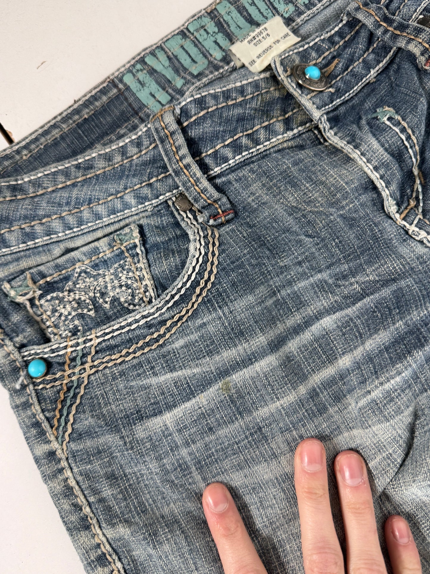 Lågmidjade jeans stl: XS