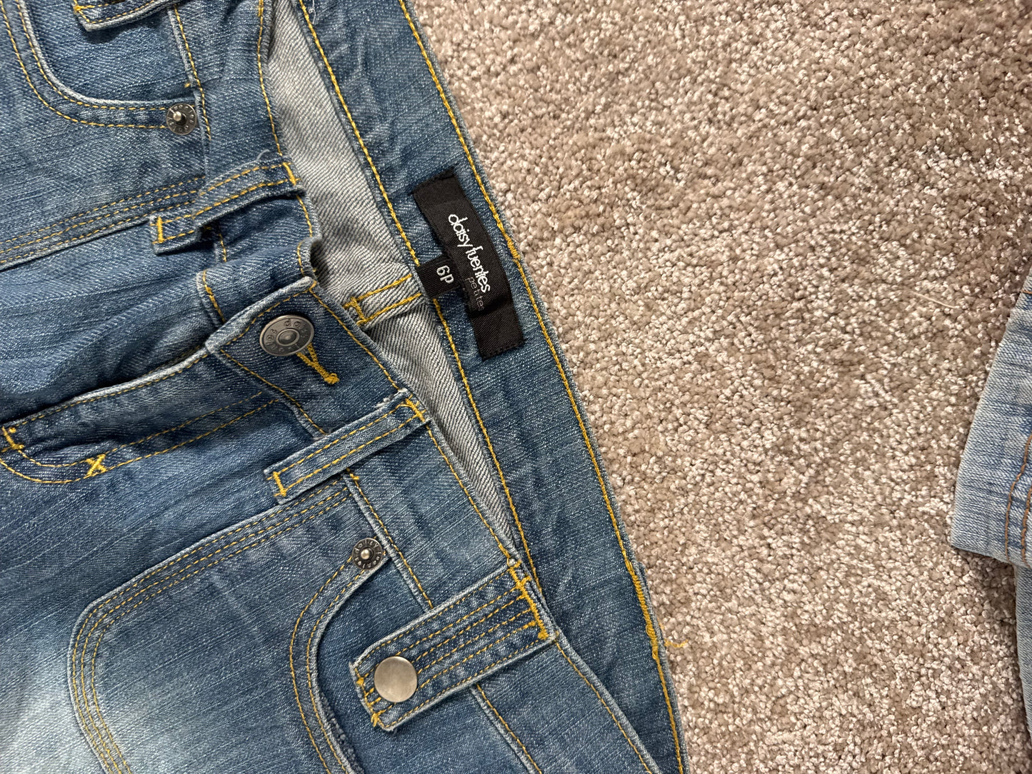 Lågmidjade jeans stl: S