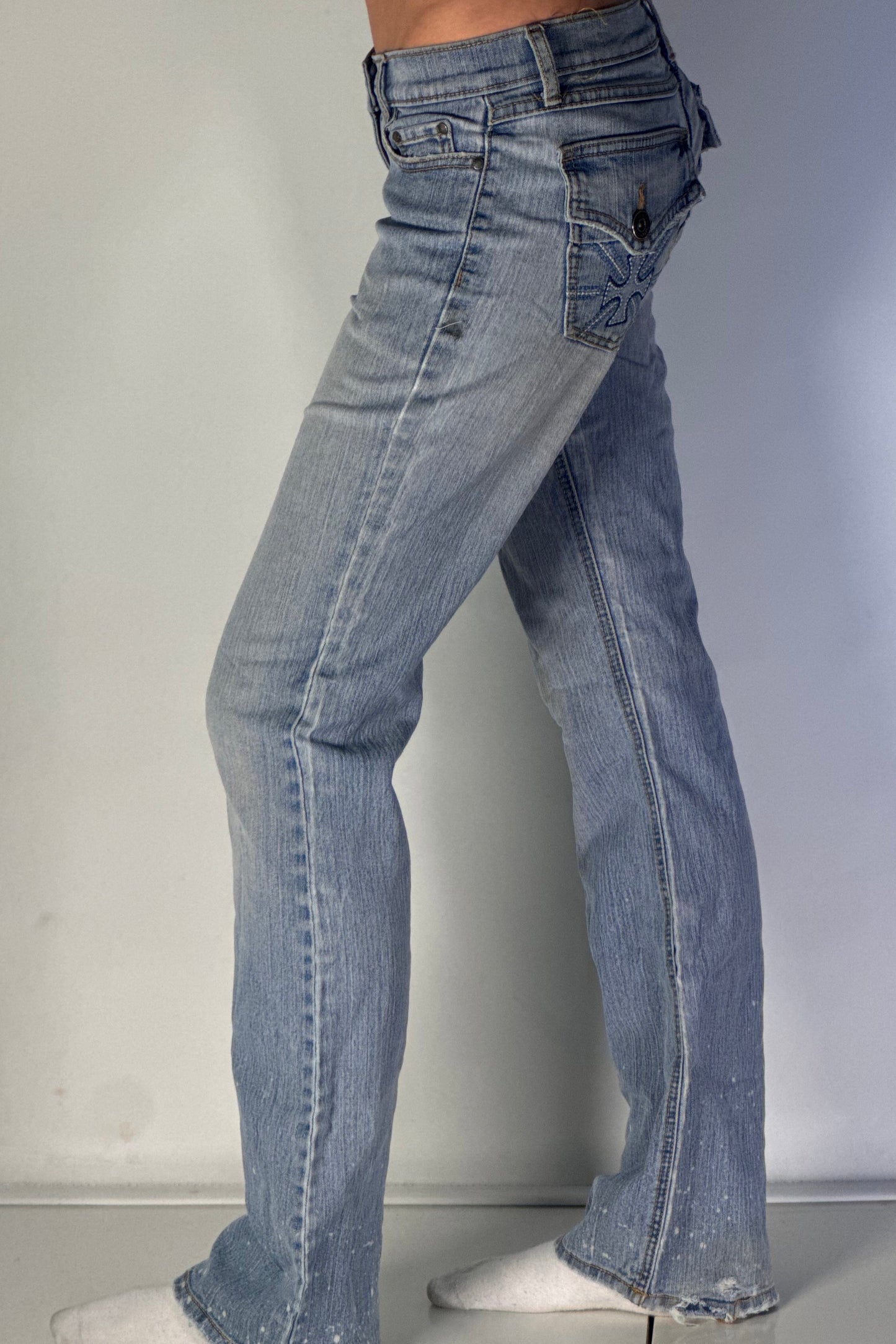 Lågmidjade jeans stl: XXS