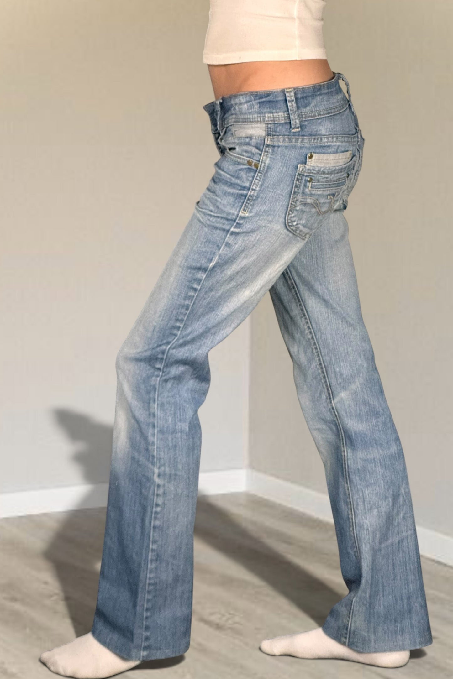 Lågmidjade jeans stl: XS