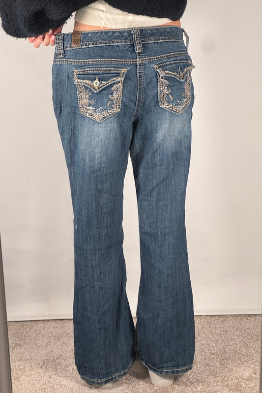 Lågmidjade jeans stl: M