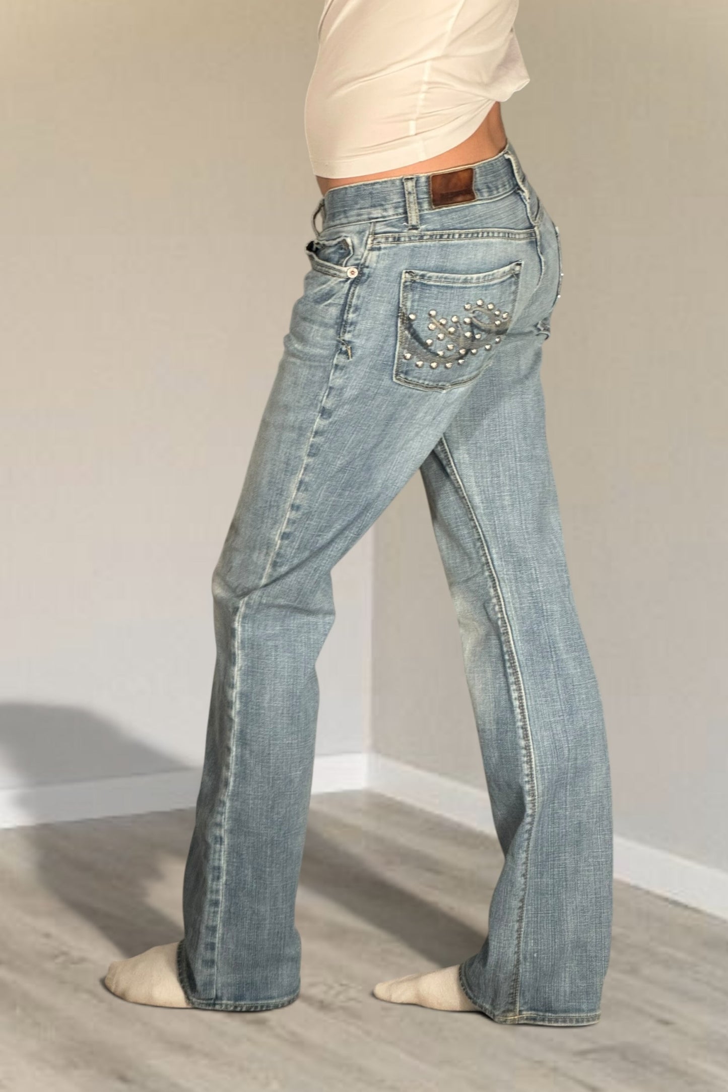 Lågmidjade jeans stl: XS