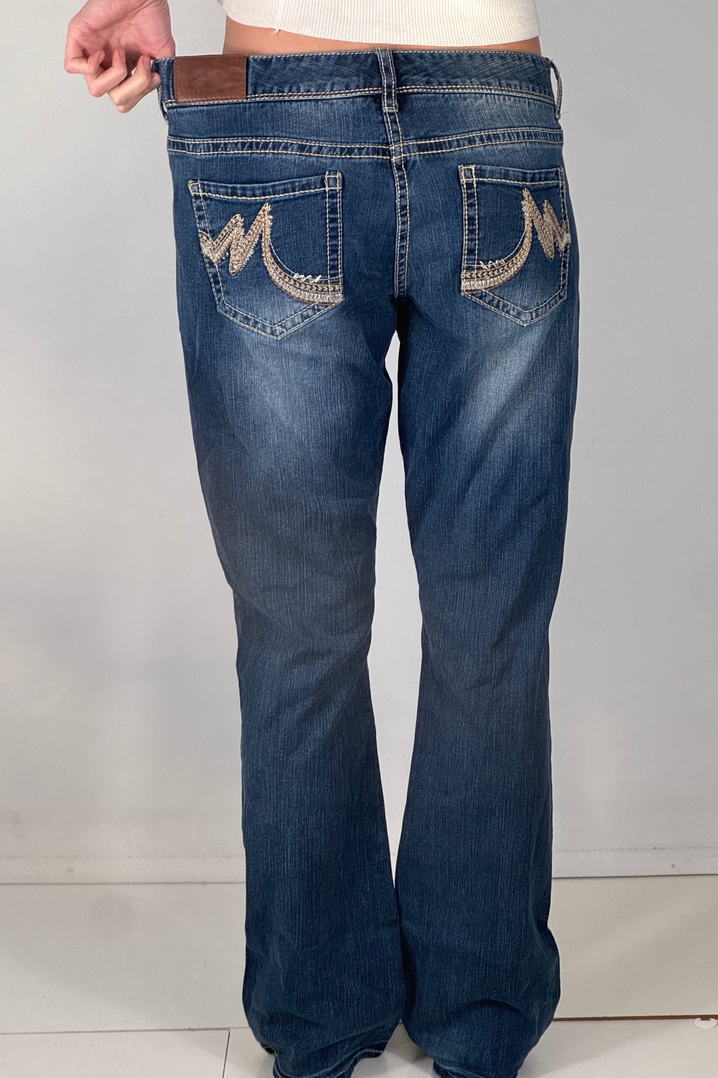 Lågmidjade jeans stl: M