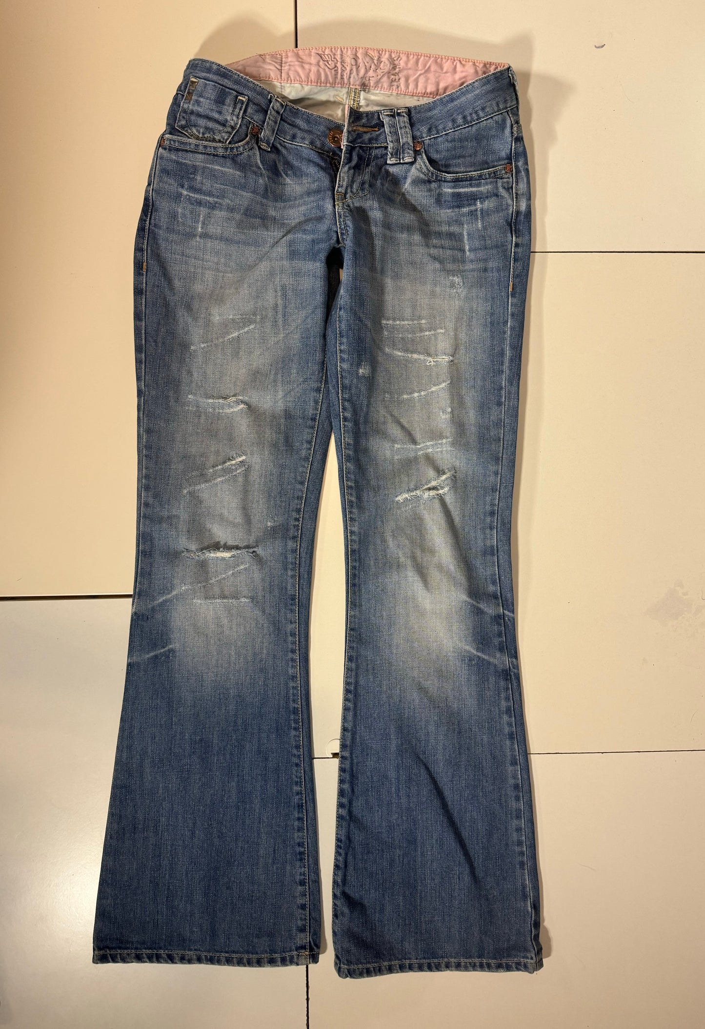 Lågmidjade jeans stl: S
