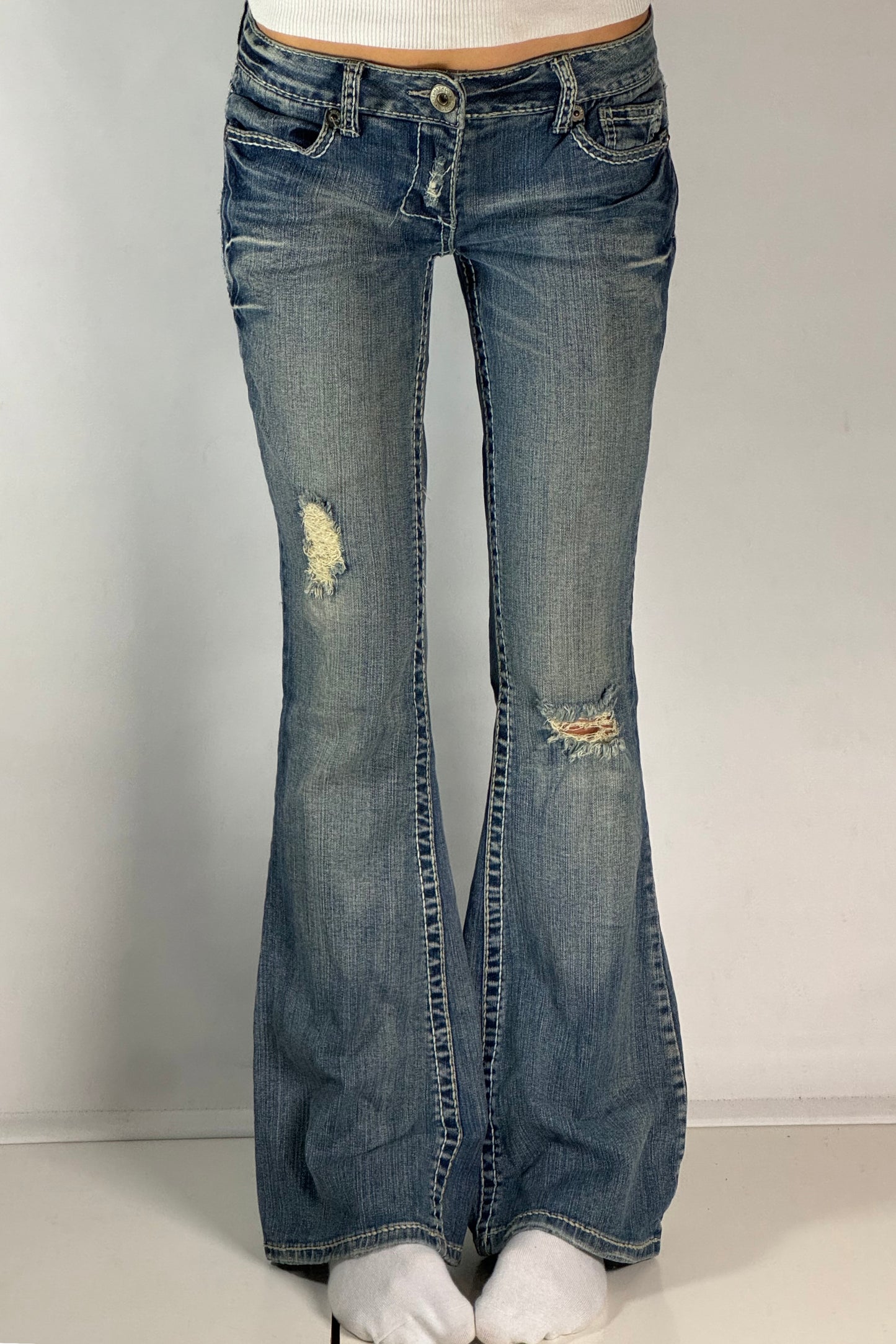 Lågmidjade jeans stl: XS/S