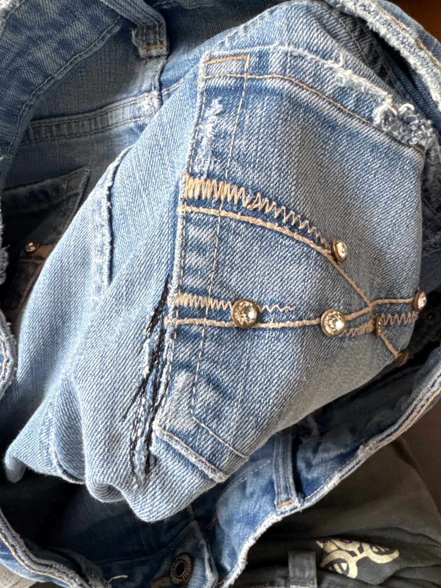Lågmidjade jeans stl: S/M