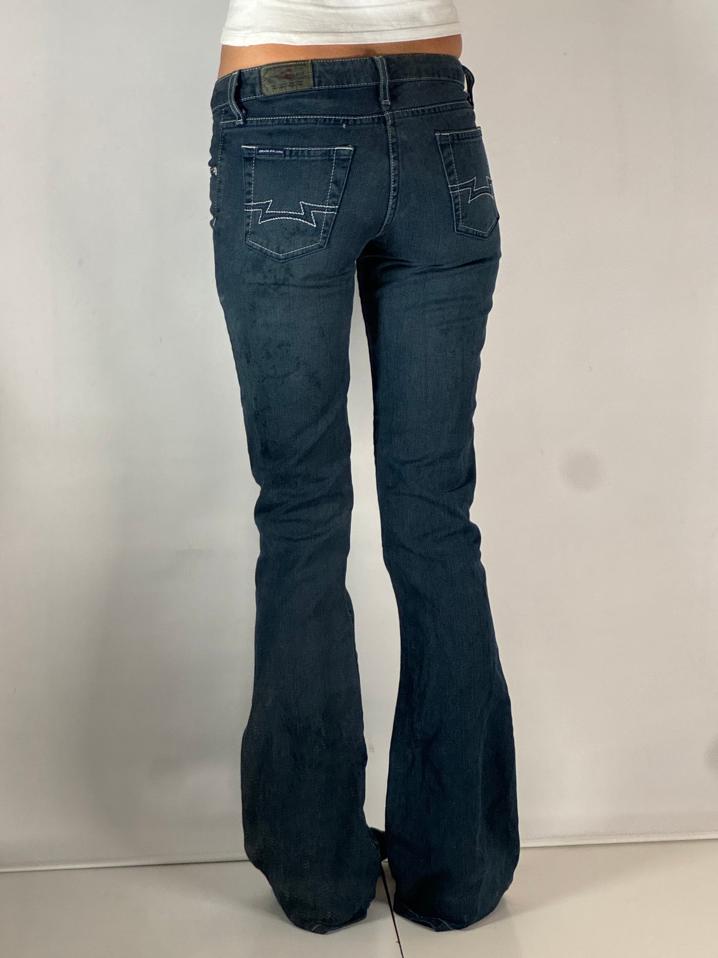 Lågmidjade jeans stl: XXS (W26/L34)
