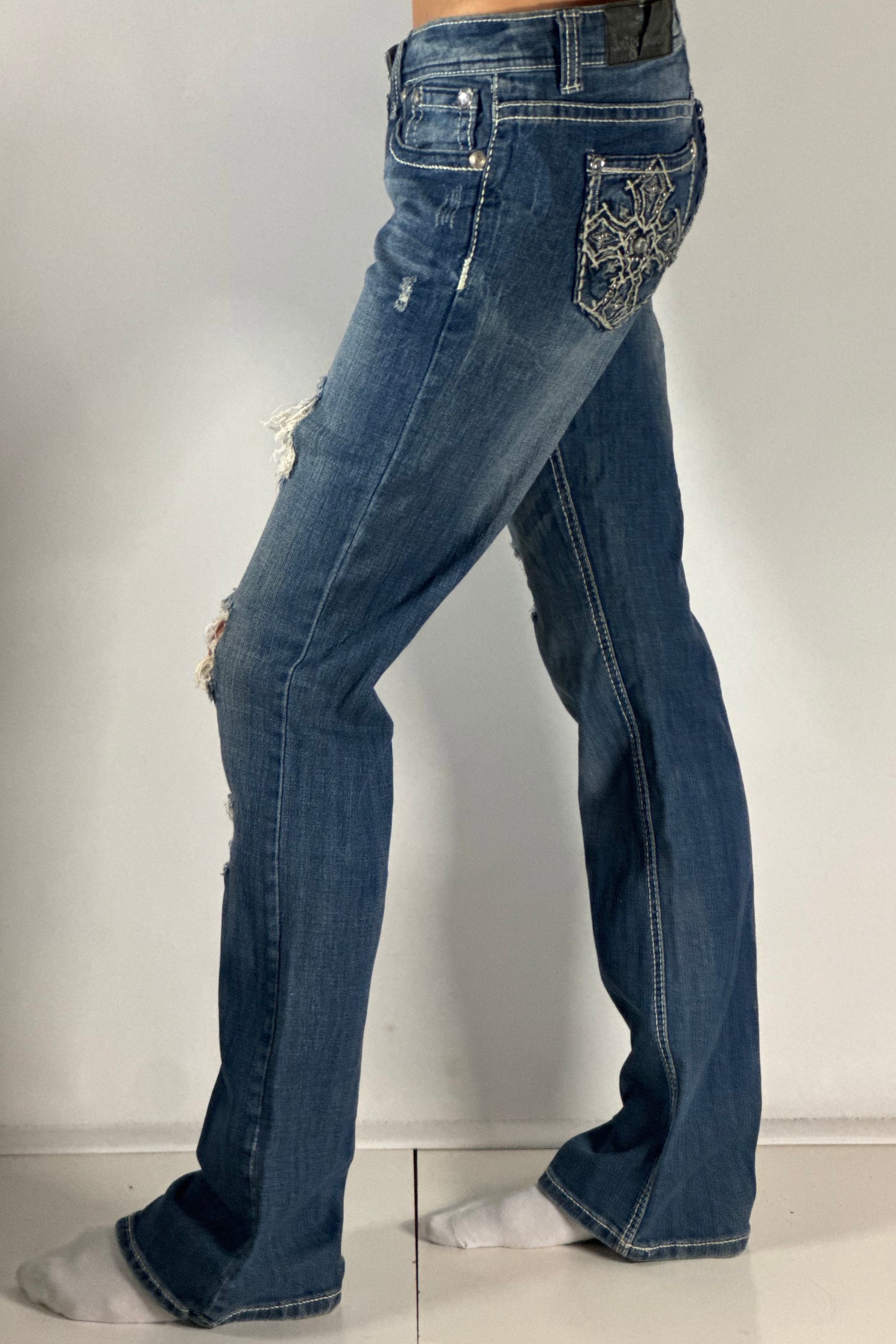 Lågmidjade jeans stl: S
