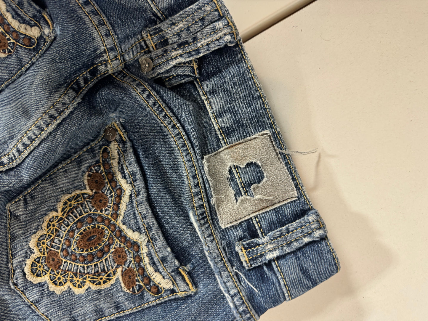 Lågmidjade jeans stl: XS