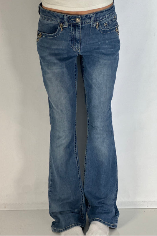Lågmidjade jeans stl: S