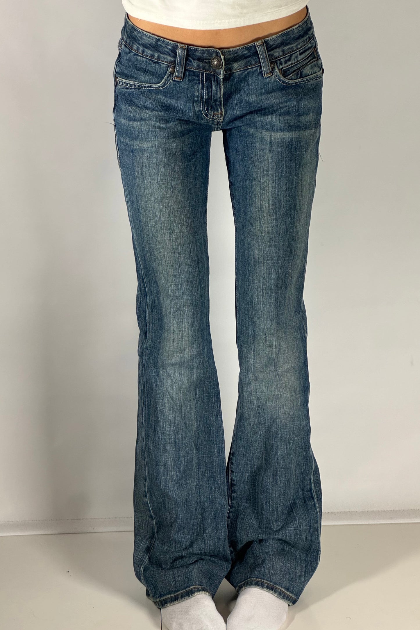 Lågmidjade jeans stl: S