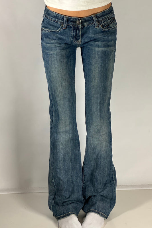 Lågmidjade jeans stl: S