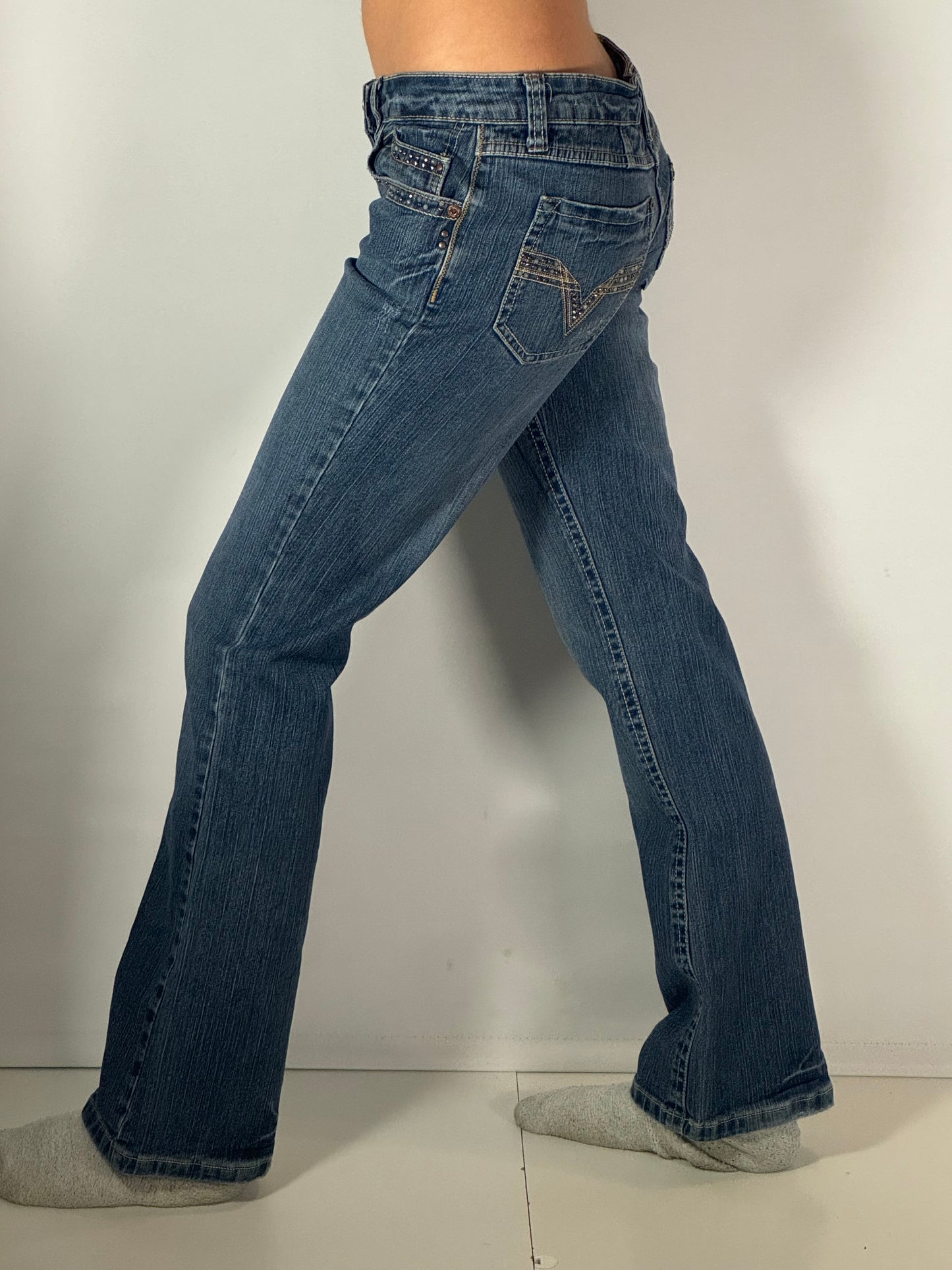 Lågmidjade jeans stl: S