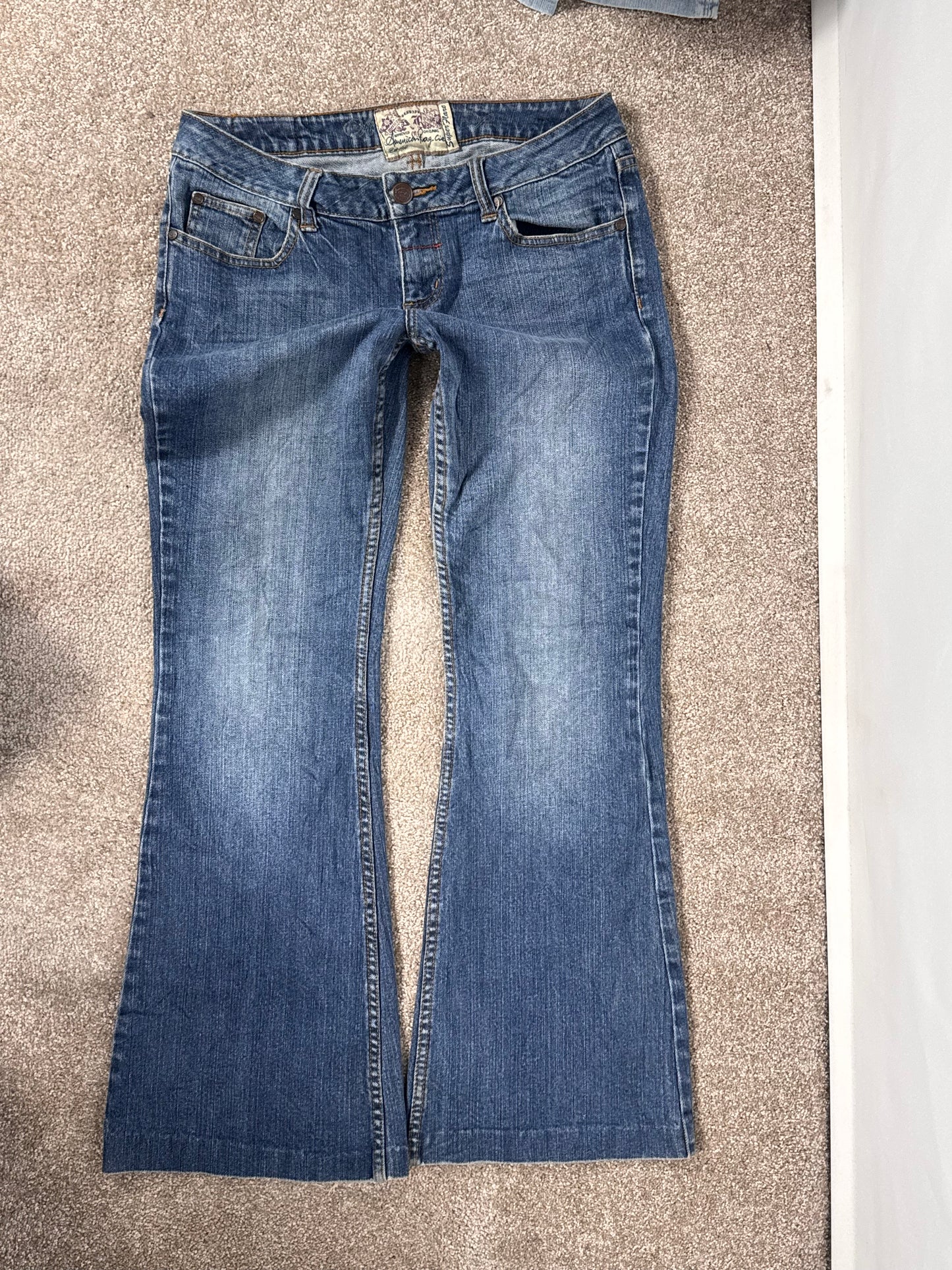 Lågmidjade jeans stl: S/M