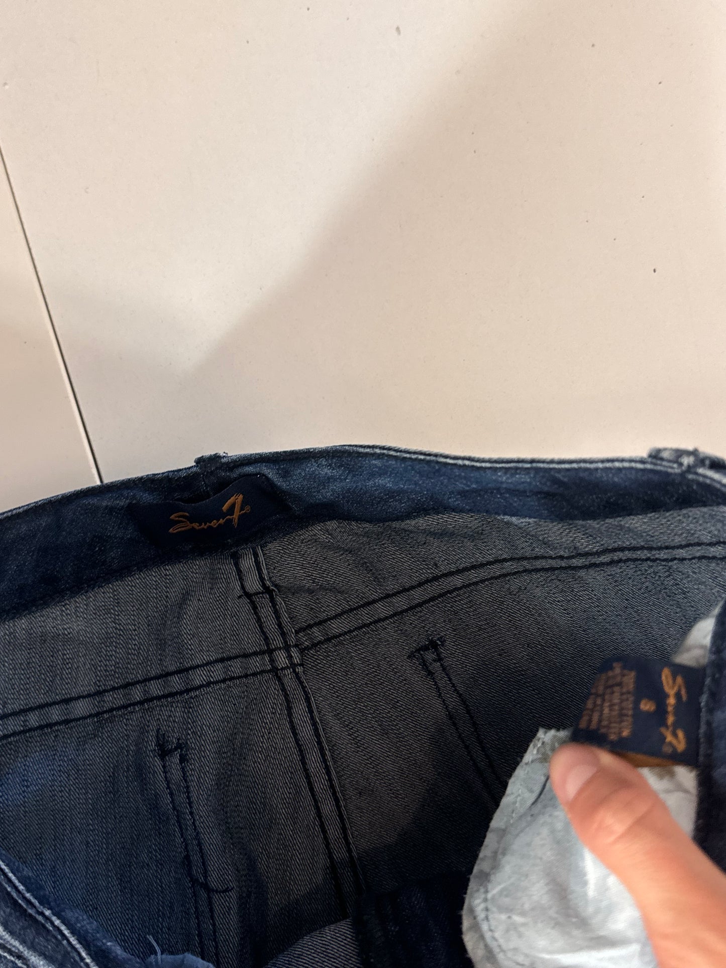 Utsvängda jeans stl: S