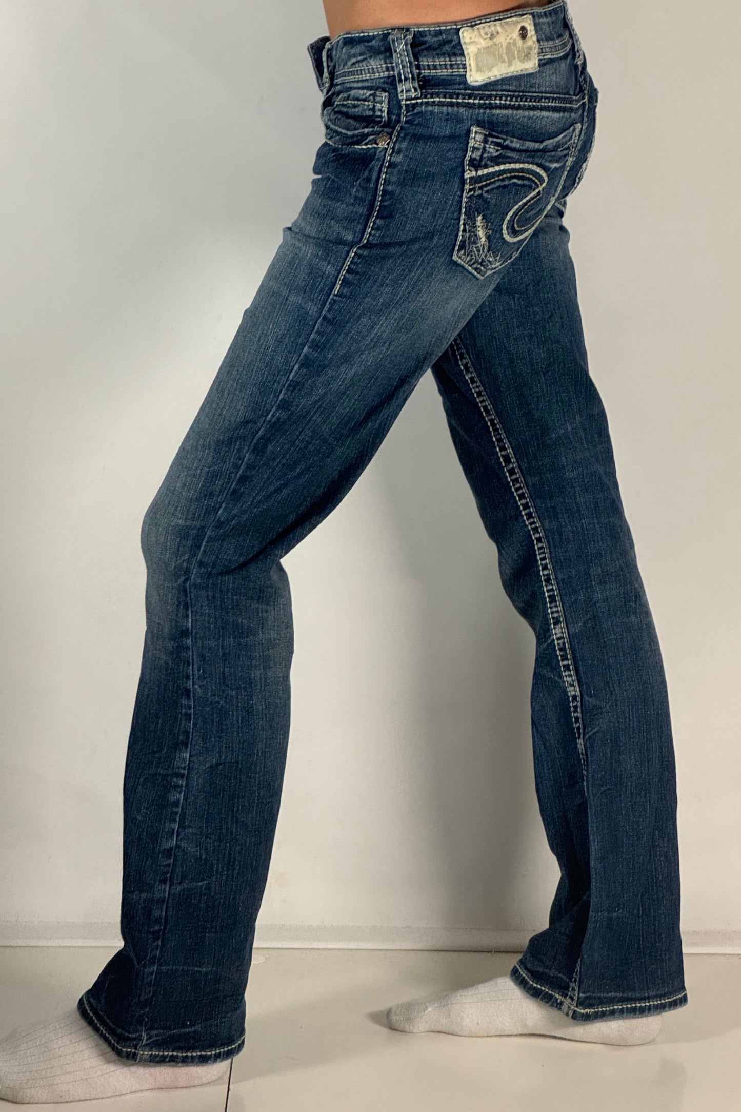 Lågmidjade jeans stl: S