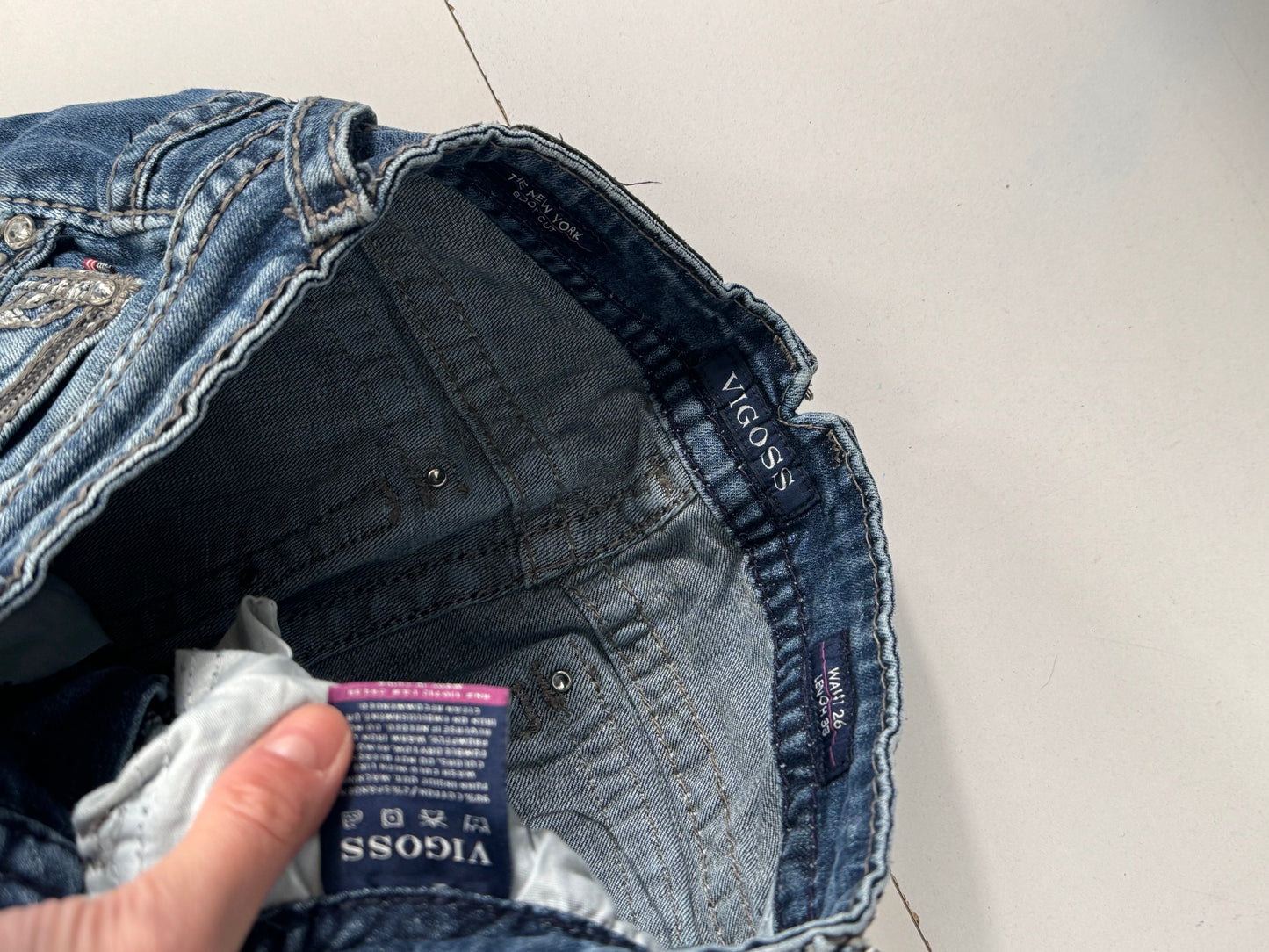 Lavlivede jeans str: XS/S
