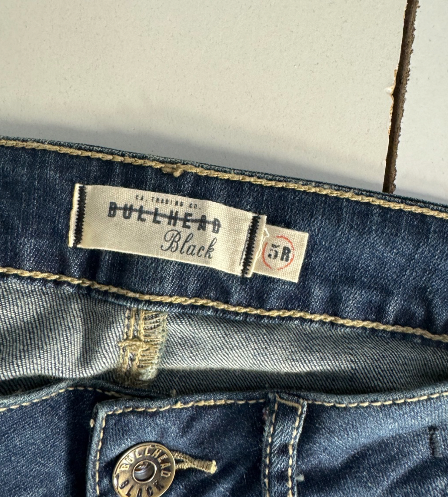 Lågmidjade jeans–stl: S