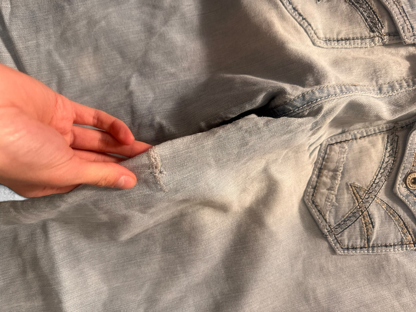 Lågmidjade jeans stl: S