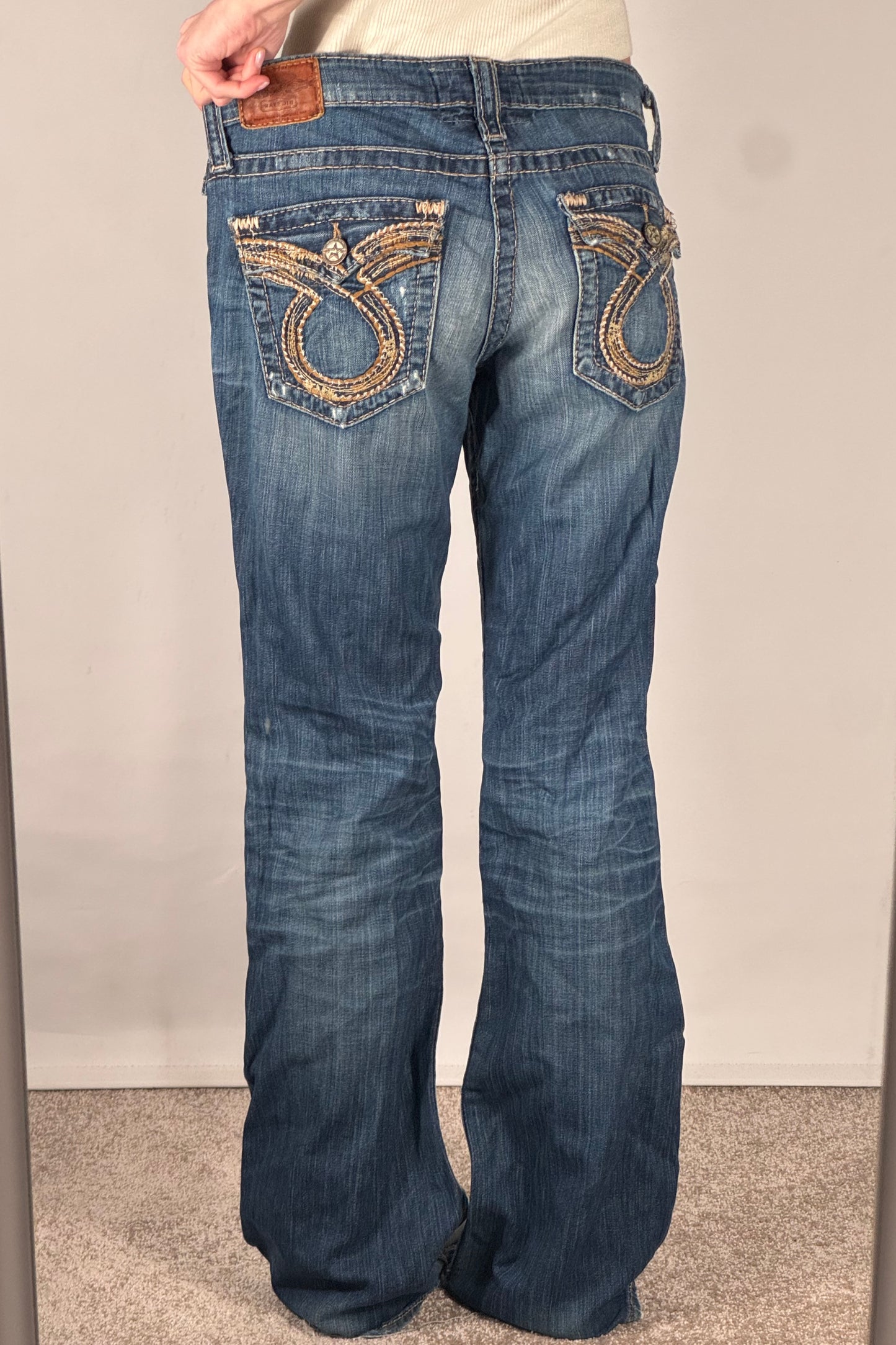 Lågmidjade jeans stl: M