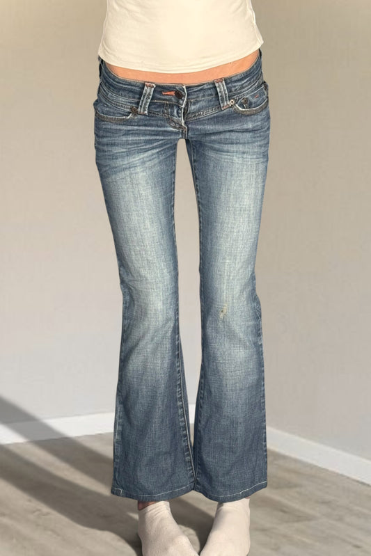 Lågmidjade jeans stl: XS