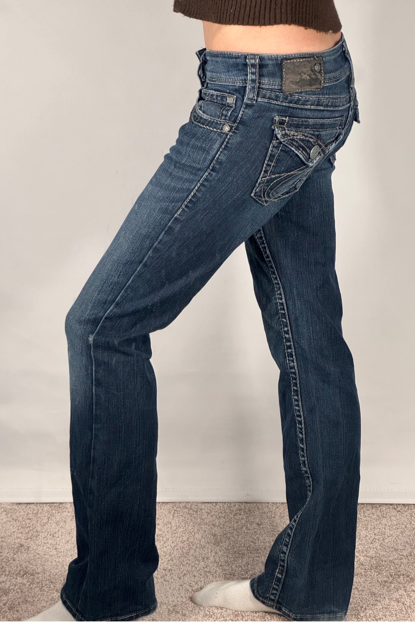 Lågmidjade jeans stl: XS