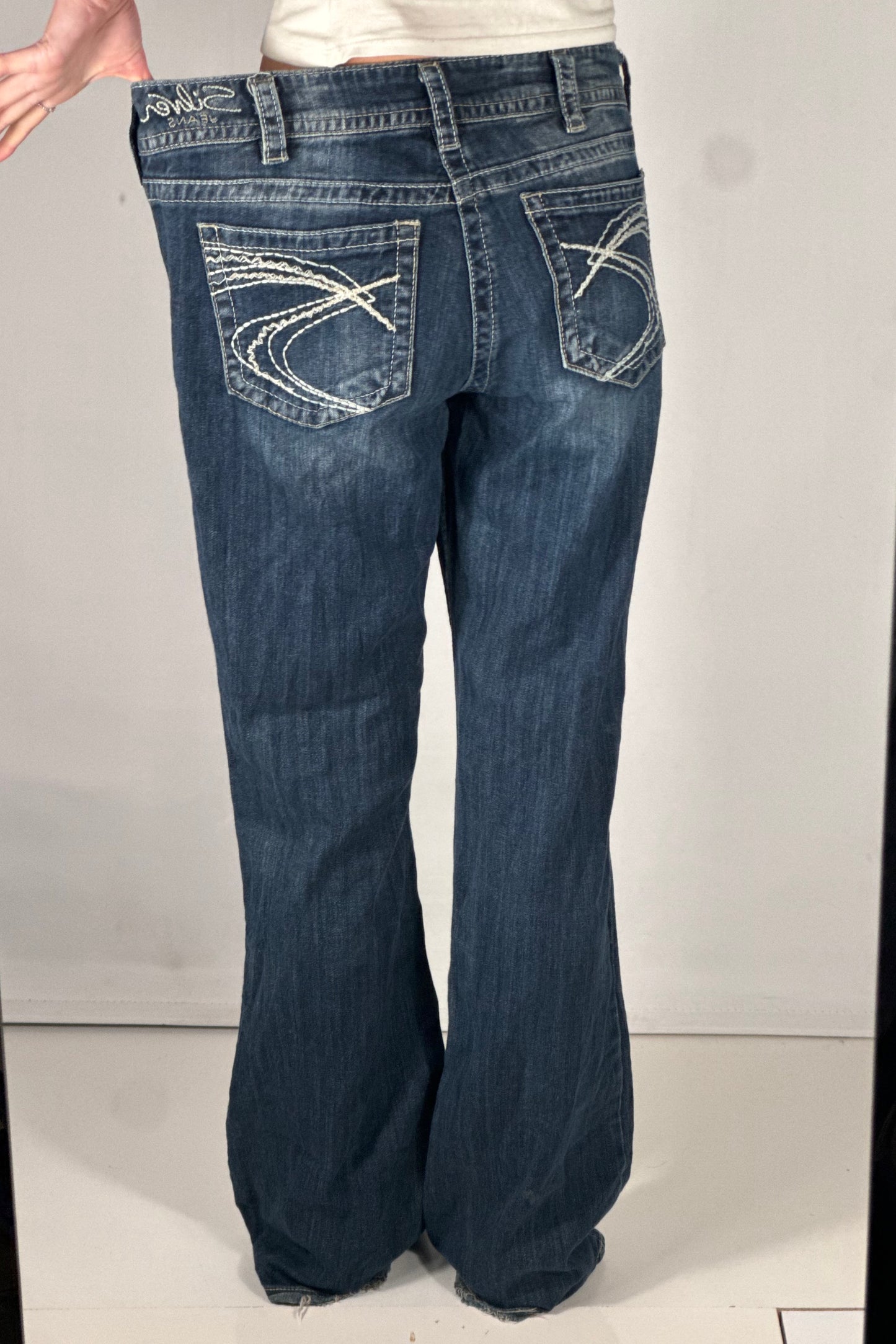 Lågmidjade jeans stl: L