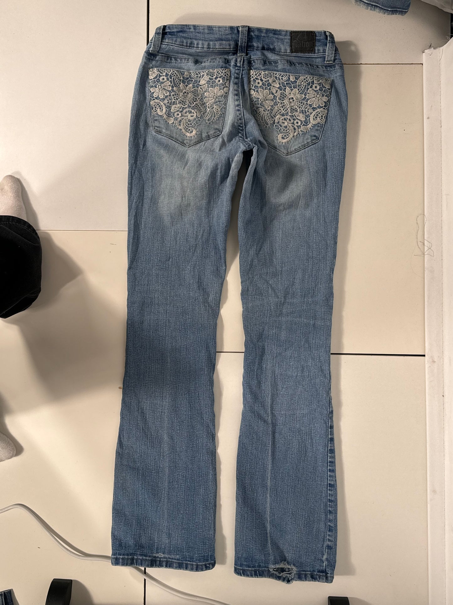 Lågmidjade jeans stl: XS
