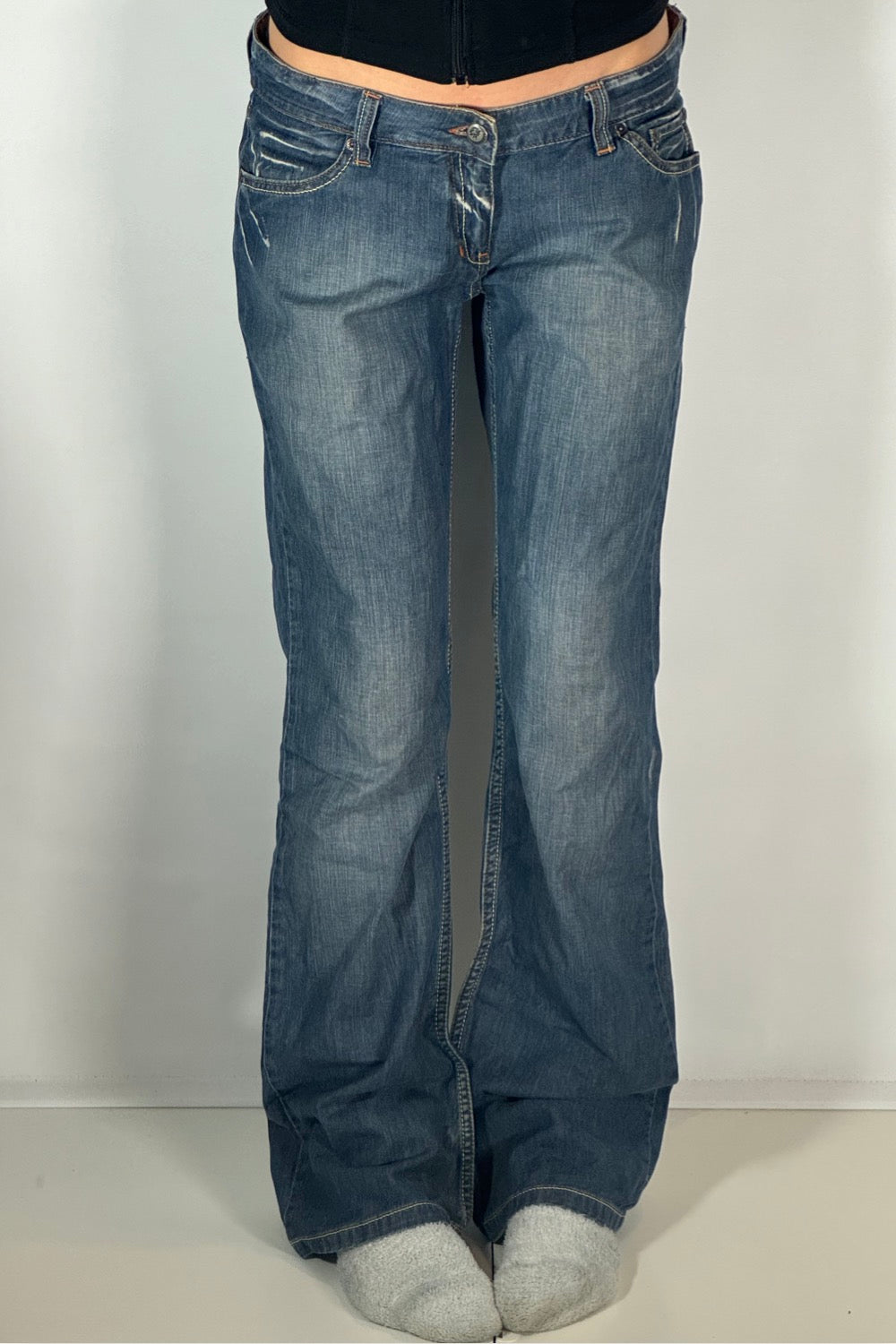 Lågmidjade jeans stl: M