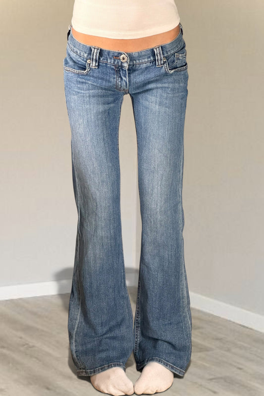 Lågmidjade jeans stl: S