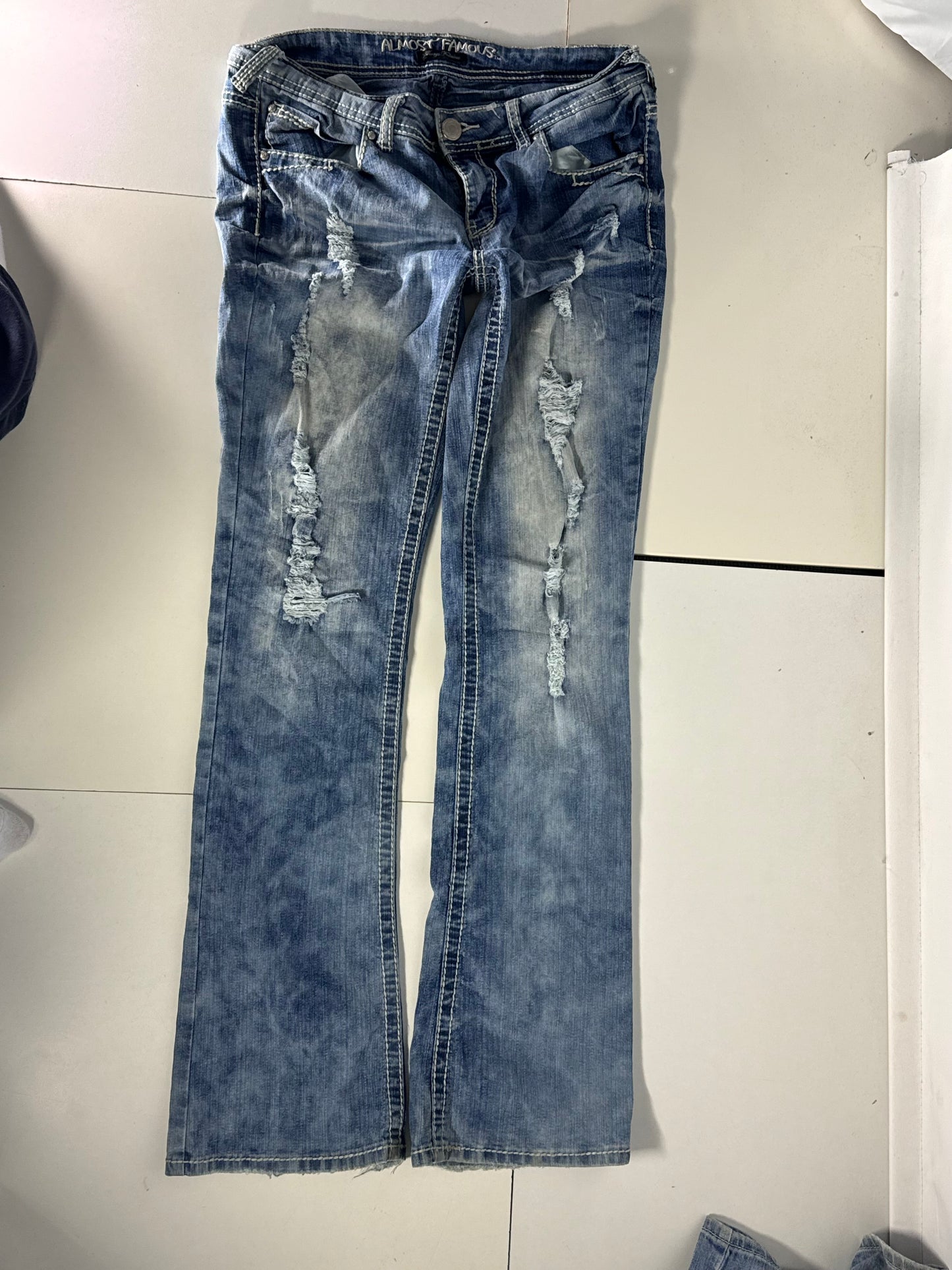 Lågmidjade jeans stl: S