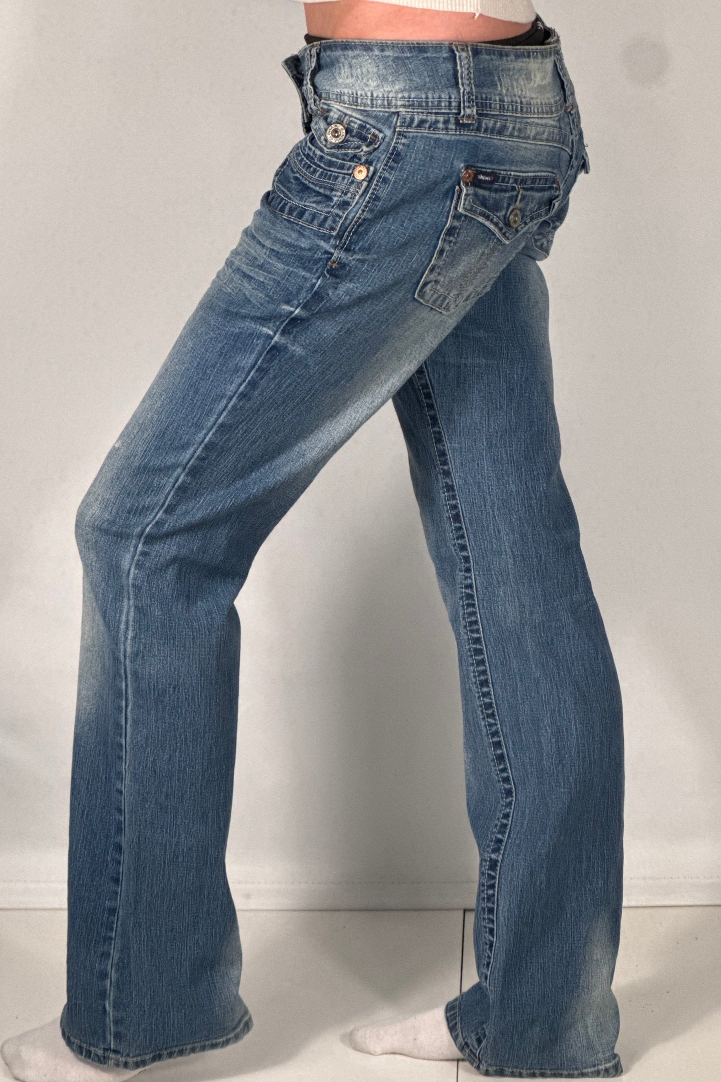 Lavtaljede jeans str: S/M