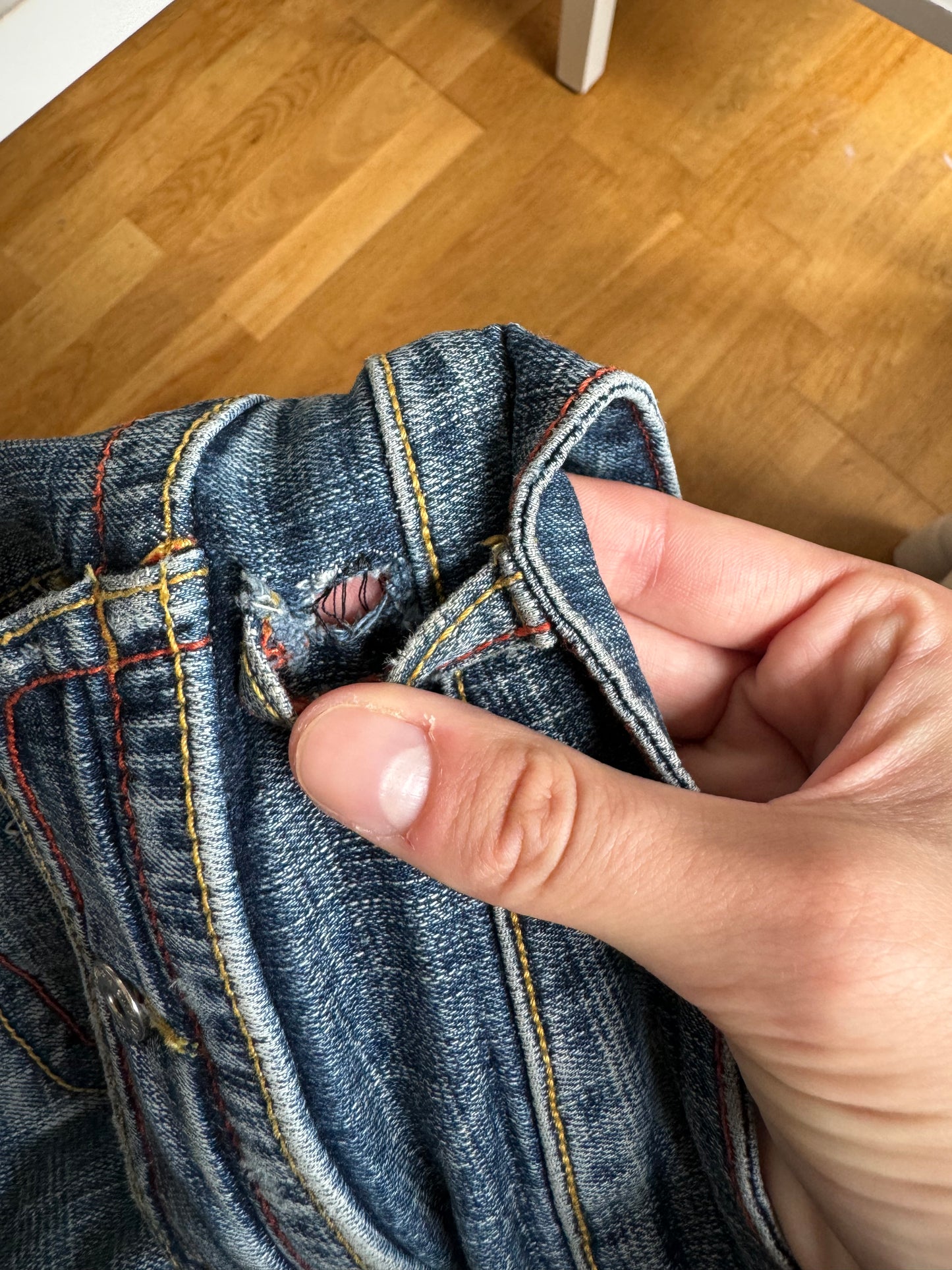 Lågmidjade jeans stl: S