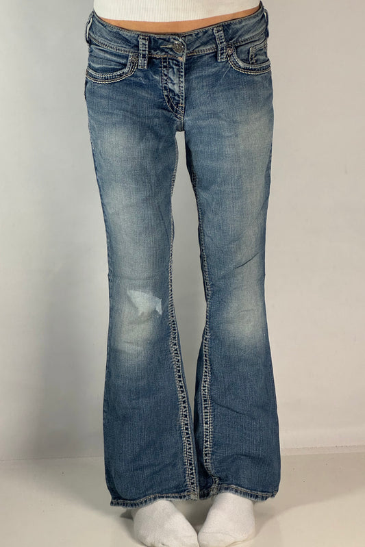 Lågmidjade jeans stl: S