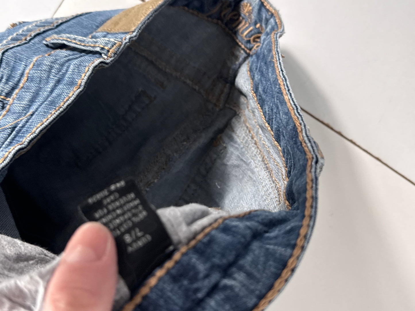 Lågmidjade jeans stl: S