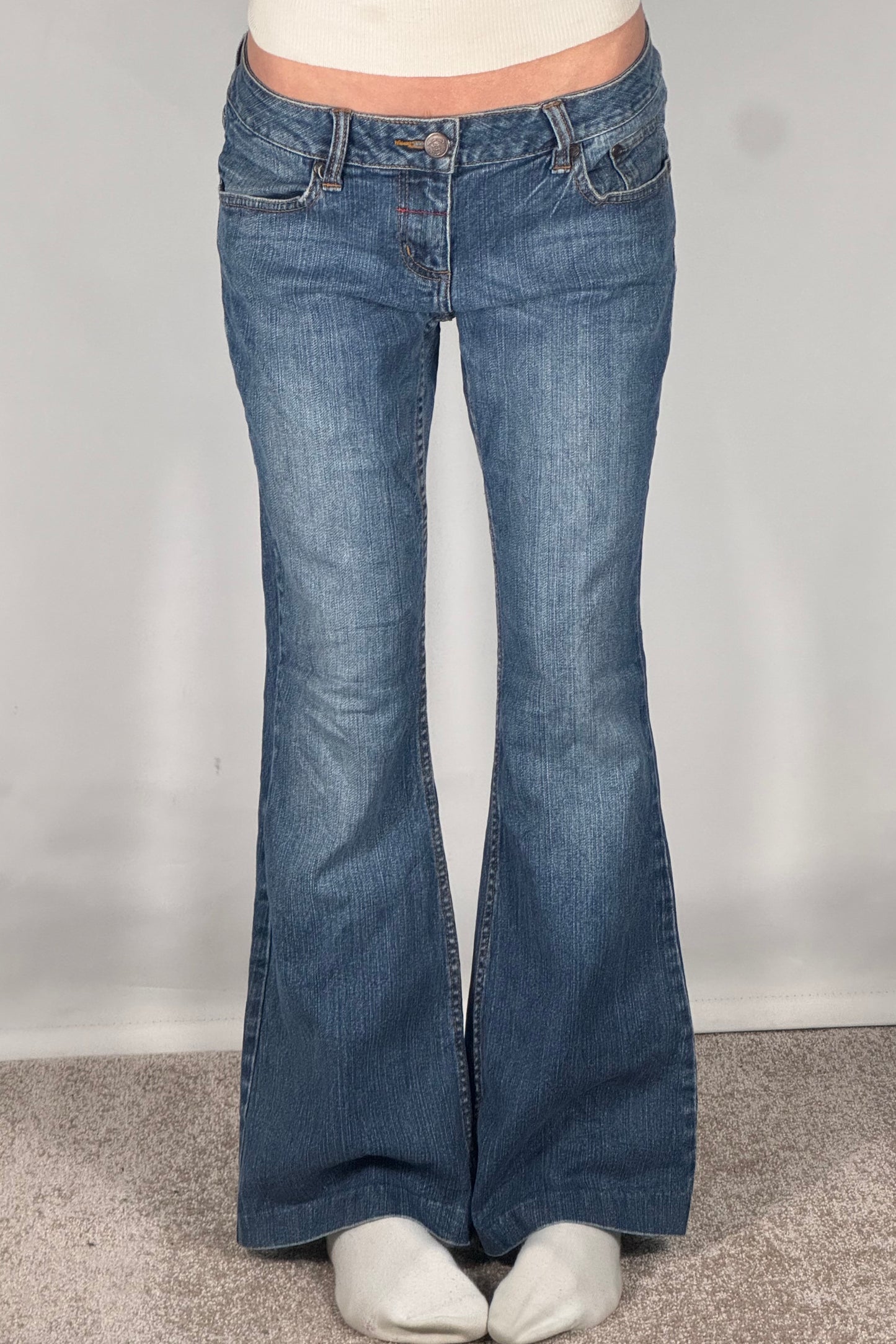 Lågmidjade jeans stl: S/M