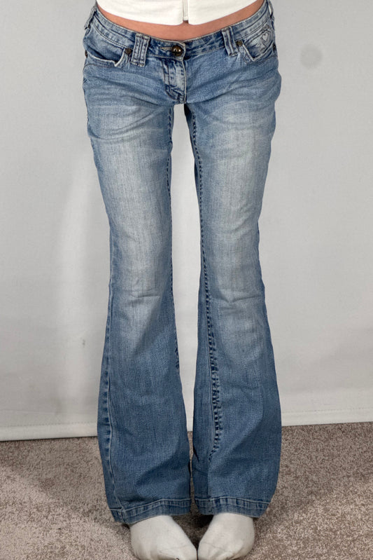 Lågmidjade jeans stl: XS