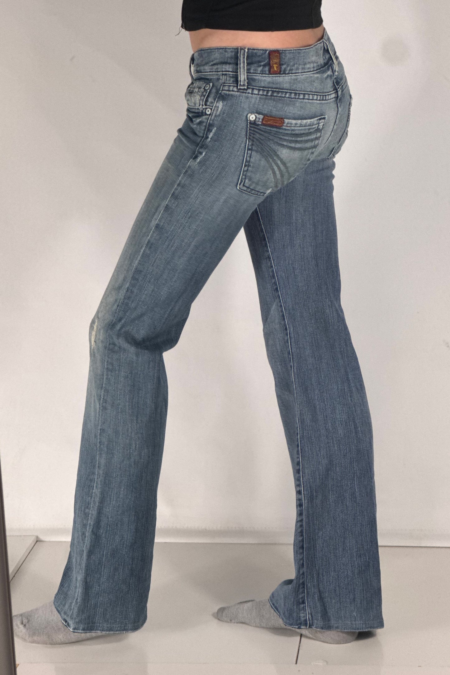 Lågmidjade jeans stl: XS