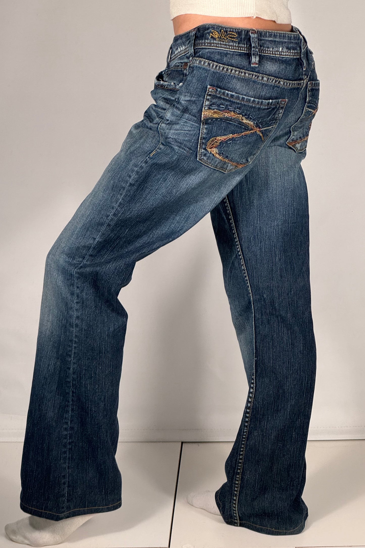 Lågmidjade jeans stl: M