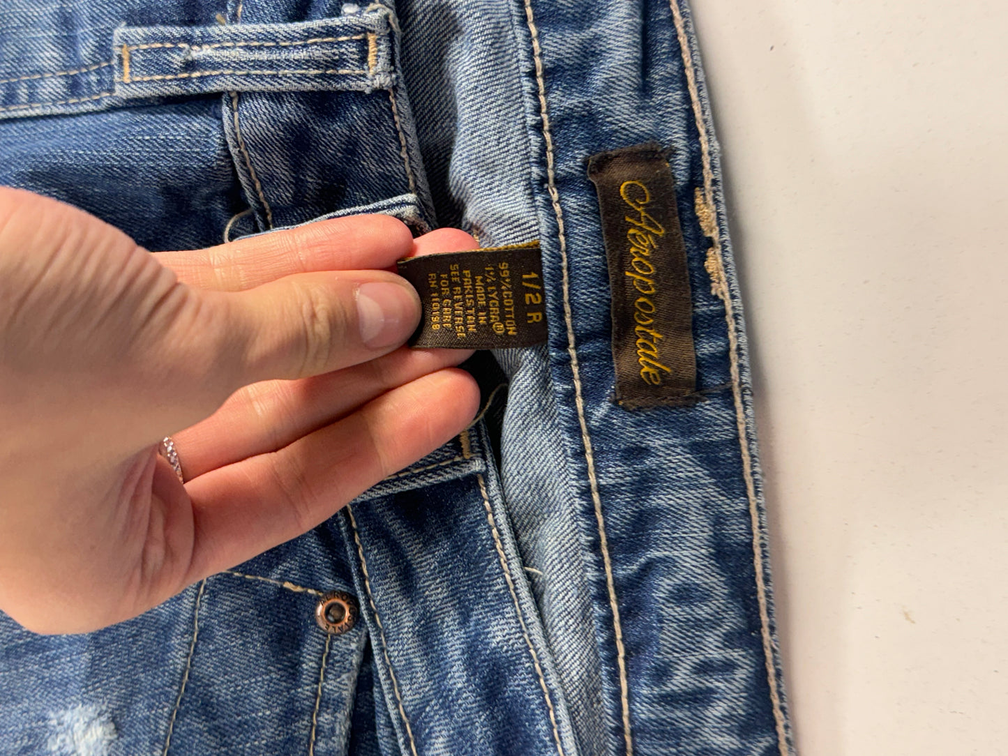 Lågmidjade jeans stl: XS
